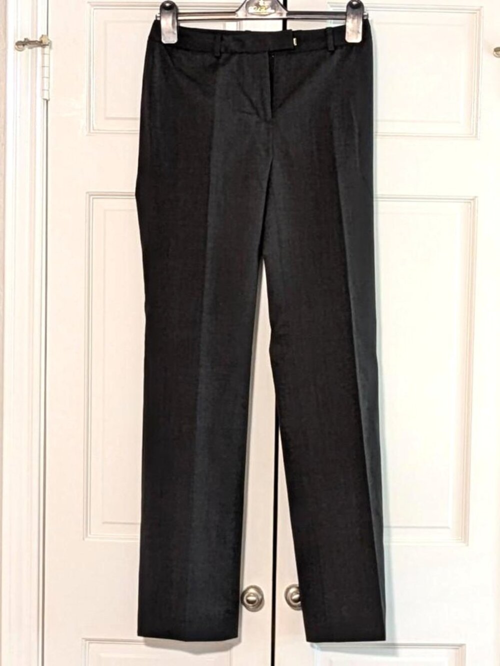 Brooks Brothers Catherine Fit Gray 100% Wool Dress Pants Trousers Size 0 Italian